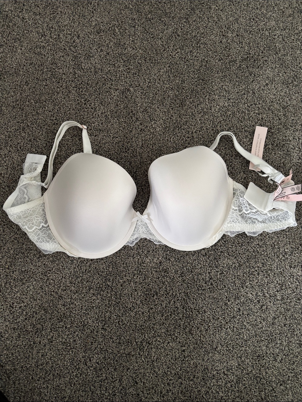 Victoria's Secret White Lace Push-Up Bra